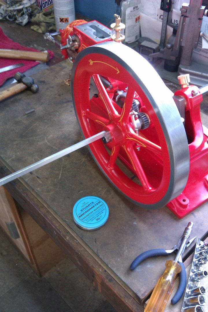 Keyway in flywheel Model Engineer